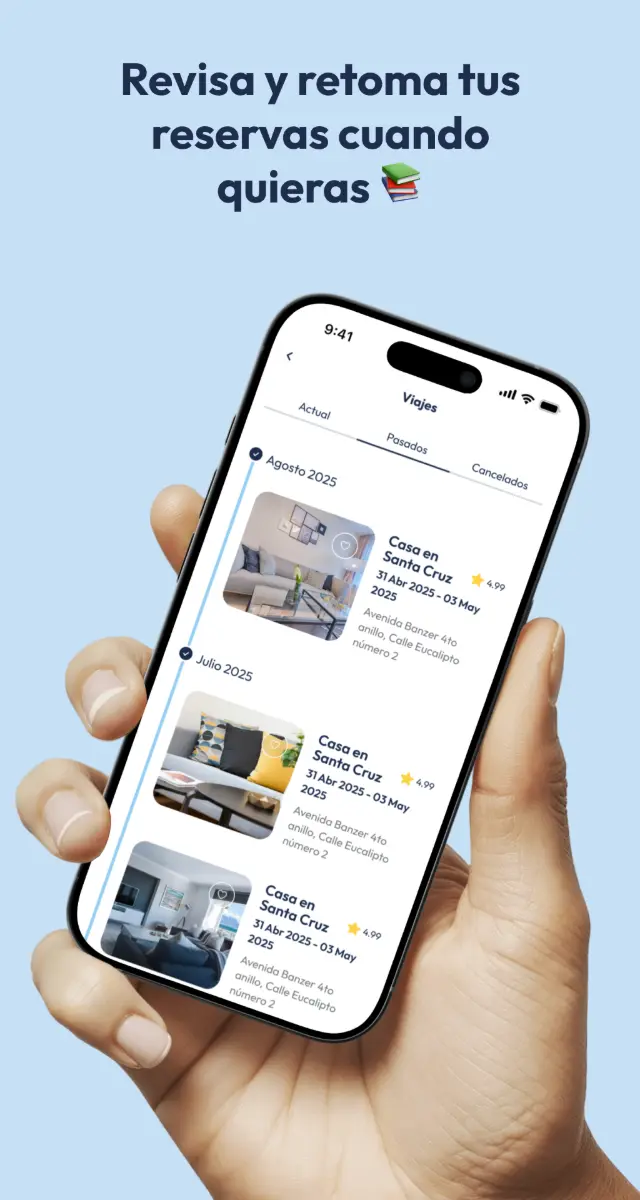 Hospédate — tus viajes y reservas